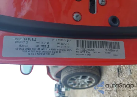 2017 Dodge Challenger Gt из США, поврежденный, VIN 2C3CDZGG7HH624835